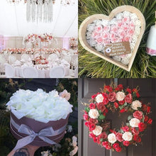 Load image into Gallery viewer, 10/20/50Pcs Artificial Foam Rose Flowers PE Fake Flower for Home Room Dceor Wedding Party Halloween Thanksgiving Christmas Decor