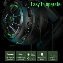 Load image into Gallery viewer, EKSA E5000 Pro Gaming Headphones for PC/PS4/Xbox/Switch, 7.1 Wired Headset Gamer with ENC Mic, USB/Type C/3.5mm Detachable Cable