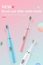 将图片加载到图库查看器,Electric Toothbrush for Adults Soft DuPont Bristle Portable Battery Endurance IPX6 Waterproof Intelligent Effective Oral Care