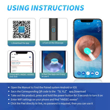 Load image into Gallery viewer, NE3 Ear Cleaner High Precision Ear Wax Removal Tool with Camera LED Light Wireless Otoscope Smart Ear Cleaning Kit Best Gift