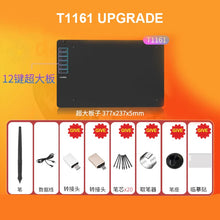 Load image into Gallery viewer, VINSA T1161 Graphics Drawing Tablet Ultra-thin Stylus 8 Pen Nibs Art Creation Sketch with 8192 Levels Pressure Battery-free