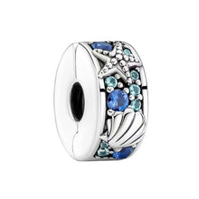 Load image into Gallery viewer, Newest Colorful Positioning Buckle Shining Beads Pendants Fit Original Pandora Charms Silver Color Bracelets DIY Women's Jewelry