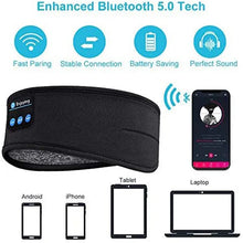 将图片加载到图库查看器,Fone Bluetooth Earphones Sports Sleeping Headband Elastic Wireless Headphones Music Eye Mask Wireless Bluetooth Headset Headband