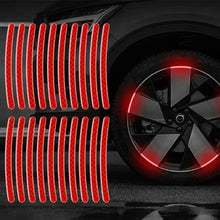 Load image into Gallery viewer, Car Wheel Hub Reflective Stripes - Safety Tire Warning Stickers for Night Driving