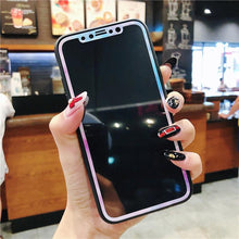 Load image into Gallery viewer, Flowers Screen Protector For iPhone 11 12 13 Pro Max Soft Edge Tempered Glass For iPhone XS MAX XR 13mini Lovely Protect Film Floral Design Tempered Glass Screen Protector For iPhone