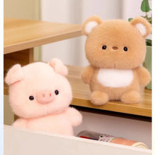 Load image into Gallery viewer, Cute Plush Companion Doll Anime Elephant Rabbit Bear Panda Cartoon Desk Companion Doll 16cm Soft Plush Toy Sleeping Gift