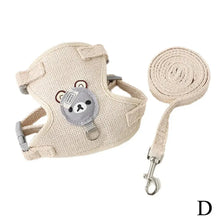 Load image into Gallery viewer, Undershirt Style Pet Leash Adjustable Cat Dog Harness Breathable Leash Convenient Pet Vest For Small Dog Cat Supplies