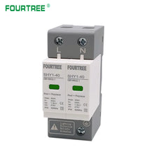 Load image into Gallery viewer, AC SPD Surge Protection 2P 3P 4P 10〜20KA/20〜40KA /30KA〜60KA House Lightning Protector Low-Voltage Arrester Protective Device