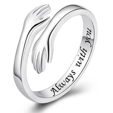 Load image into Gallery viewer, "I Love You Forever" Geometric Hug Ring Jewelry Men's and Women's Fashion Gothic Hip-hop Fashion Jewelry Gift Wholesale