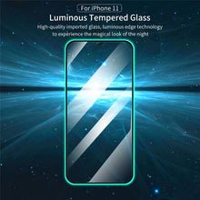 Load image into Gallery viewer, 3Pcs Luminous Screen Protectors for iPhone 14 11 Pro Max 12 Mini XR X XS Glowing Tempered Glass for IPhone 13 Pro MAX 8 7 Plus Tempered-Glass Screen Protector Compatible with iPhone