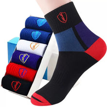 Load image into Gallery viewer, 10PCS Men’s Mid-Calf Cotton Socks – Solid Color, Versatile for All Seasons