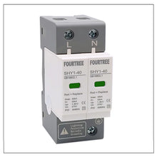 Load image into Gallery viewer, AC SPD Surge Protection 2P 3P 4P 10〜20KA/20〜40KA /30KA〜60KA House Lightning Protector Low-Voltage Arrester Protective Device