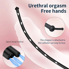 将图片加载到图库查看器,Silicone Urethral Catheter Dilator Horse Eye Stimulation Adult Sex Toys for Men Gay Sounding Penis Plug Insert Urethra Catheter
