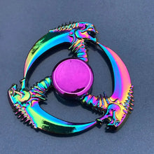 Load image into Gallery viewer, Metal Rainbow Fidget Spinner – Colorful EDC Hand Spinner Toy for Kids & Adults | Anti-Anxiety Stress Relief Finger Spinner Gift
