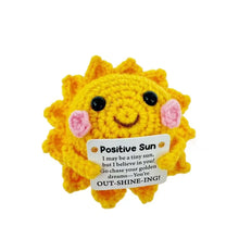 将图片加载到图库查看器,Funny Crochet Emotional Support Coffee Doll With Card Desktop Ornament Handmade Knitted Coffee Dolls Christmas Gifts Home Decor