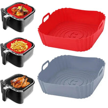 Load image into Gallery viewer, Reusable Silicone Airfryer Liner β Baking Tray & Fryer Accessory