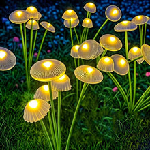 Load image into Gallery viewer, 6LED Solar Jellyfish Mushroom Lights β LED Garden & Lawn Solar Plug Lights