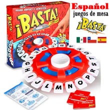 Load image into Gallery viewer, Spanish Basta Game Fast-paced Family Gathering Letter Toys For Adults Children Letters Learning Lengua española Juegos De Mesas