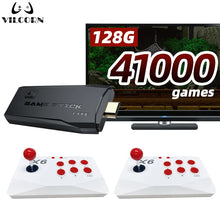 Load image into Gallery viewer, VILCORN Arcade Video Game Console 4K TV Game Stick with Double Arcade Joysitck 41000 Games For MAME/Sega/PS1/Atari Kid Gift