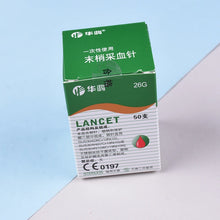 Load image into Gallery viewer, 100pcs Disposable Blood taking Needles 28G Blood Collection Lancet Painless Lancing Device for Diabetes Accessory