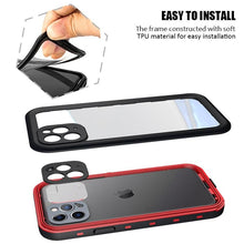 将图片加载到图库查看器,Waterproof Case For iPhone 14 13 12 11 Pro Max 14Plus 12Pro Durable Water Proof Cover Sport 360 Protect iPhone12 Mini Waterproof Case for iPhone Drop Resistant Iphone Clear Back