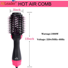 Load image into Gallery viewer, 4-in-1 Hair Dryer Brush – Straightener Curler Volumizer
