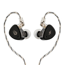 Load image into Gallery viewer, SIMGOT EM6L 1DD + 4BA Hybrid Driver In-ear Monitor HiFi IEM Earphone with Detachable OFC Silver Cable for Musician Audiophile