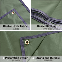 Load image into Gallery viewer, Waterproof Camping Tarp โ Multi-Purpose Rain Fly, Ground Cloth & Sunshade for Outdoor Adventures