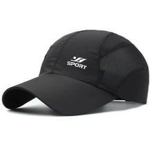 Load image into Gallery viewer, UV Protection Baseball Cap – Quick-Dry Breathable Strapback for Outdoors