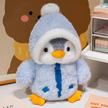 Load image into Gallery viewer, New Cute Penguin Plush Toy Baby Comforting Sleep Doll Fluffy Penguin Wearing Clothes Hats Stuffed Animal Pillow Birthday Gifts