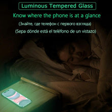 Load image into Gallery viewer, 3Pcs Luminous Screen Protectors for iPhone 14 11 Pro Max 12 Mini XR X XS Glowing Tempered Glass for IPhone 13 Pro MAX 8 7 Plus Tempered-Glass Screen Protector Compatible with iPhone