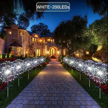 Load image into Gallery viewer, LED Solar Fireworks Lights โ Outdoor Waterproof Garden Lights with Remote