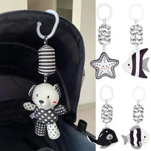 Load image into Gallery viewer, Stroller Hanging Bell Plush Doll Baby Rattles Newborn Visual Toy