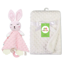 Load image into Gallery viewer, Personalized Newborn Baby Blanket with Name & Custom Stroller Gift Set