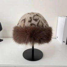 Load image into Gallery viewer, New Fluffy Fur Women's Winter Hat Winter Snow Ski Cap Female Faux Fur Thick Warm Windproof Hat Russian Hat Mink Fisherman's Hat