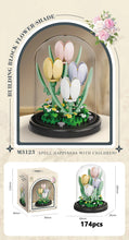 将图片加载到图库查看器,Eternal Flower Bouquet Bonsai Potted Plant Micro Building Blocks Model Home Decoration Puzzle Toys Kids Birthday Christmas Gifts