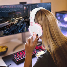 Load image into Gallery viewer, QearFun New Pink Headphones for PC Girls Gaming Wired Headset with Microphone Gamer for PS4 Windows XP/7/8/10 Laptop Phone