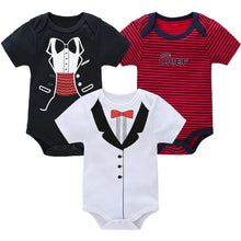 Load image into Gallery viewer, 3/6 PCS Baby Cotton Bodysuits Set Short Sleeve Summer Outfits for Newborn Boys & Girls 0β12 Months
