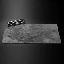 Load image into Gallery viewer, Gray XXL Gaming Mouse Pad – Extended Non-Slip Desk Mat with Overlocked Edges for Keyboard & Computer Setup