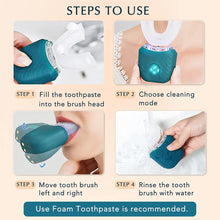 将图片加载到图库查看器,Electric U-Shaped Toothbrush for Adults - Soft-Bristles Teeth Whitening Kit, Oral Care with Auto-Timing & 360° Gum Protection