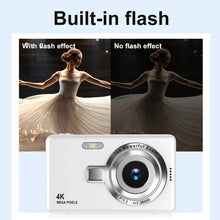 Load image into Gallery viewer, 4K HD 1080P Digital Camera 96MP Portable Vlogging Camera 16X Zoom Camcorder Camera 2.4 Inch IPS Screen for Kid Adult Photography