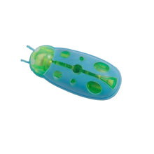 将图片加载到图库查看器,Interactive Mini Electric Bug Cat Toy – Battery Operated Flip Beetle