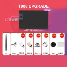 Load image into Gallery viewer, VINSA T1161 Graphics Drawing Tablet Ultra-thin Stylus 8 Pen Nibs Art Creation Sketch with 8192 Levels Pressure Battery-free