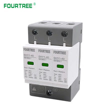 Load image into Gallery viewer, AC SPD Surge Protection 2P 3P 4P 10〜20KA/20〜40KA /30KA〜60KA House Lightning Protector Low-Voltage Arrester Protective Device