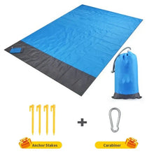 Load image into Gallery viewer, Waterproof Pocket Beach Mat โ Lightweight Folding Outdoor Blanket for Camping & Picnics