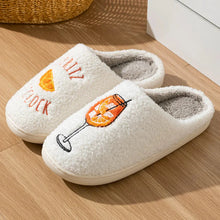 Load image into Gallery viewer, Aperol Spritz Women's Slippers Spritz O'Clock | Cozy Comfy Fluffy Slippers Party Bridal Shower Girl Mom Daughter Gift
