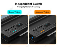 Load image into Gallery viewer, Car 220v Inverter 12 to 220 Voltage Power Converter 200W for 12V Vehicles