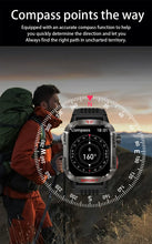 Load image into Gallery viewer, New For Huawei Xiaomi Military GPS Smart Watch Men Flashlight Compass Waterproof Outdoor Sport Tracker Bluetooth Call Smartwatch