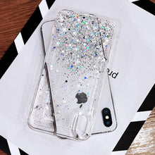Load image into Gallery viewer, Glitter Luxury Soft Phone Case For iPhone 13 mini 12 Pro 11 ProMax For iPhone XR XS Max X 8 7 6s 6 Plus Back Cover Case Fashion Glitter Silicone Clear Shiny Sparkly Soft Flexible Shock-Absorbing Slim Protective Case