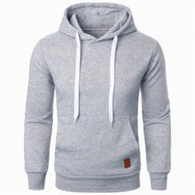 Load image into Gallery viewer, Men’s Casual Lightweight Hoodie – Solid Color Drawstring Pullover Sweatshirt for Streetwear & Outdoor Style